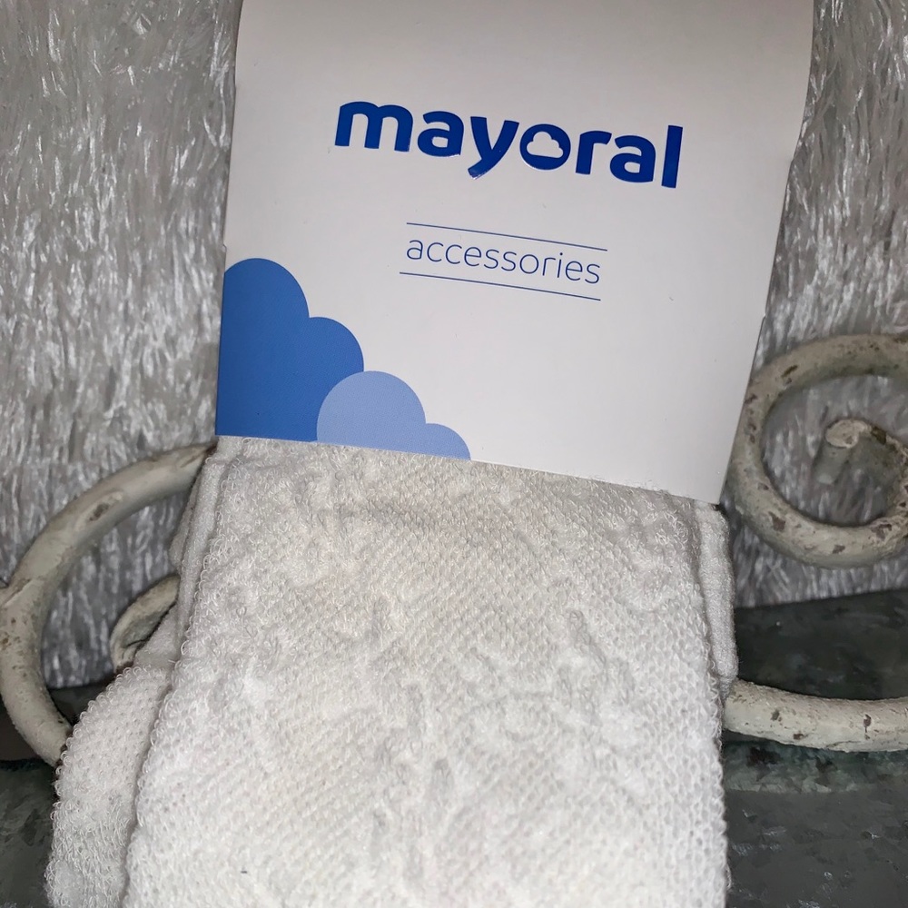 NWT GIRLS MAYORAL LACE TIGHTS